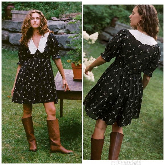 Christy Dawn Dresses & Skirts - Christy Dawn Mischa Dress in Noir Dancing Chamomile